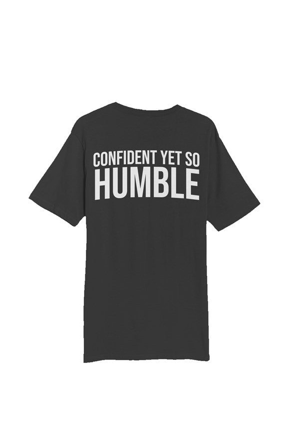 "Confident Yet So Humble" Boxy Shirt - Humblecinema