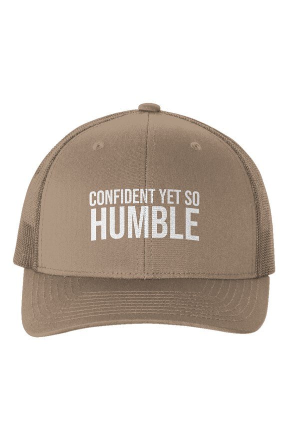 "Confident Yet So Humble" Trucker Hat - Humblecinema