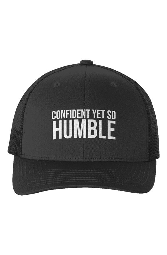 "Confident Yet So Humble" Trucker Hat - Humblecinema