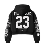 Filmmaker 23 Cropped Zip Hoodie - Humble Cinema