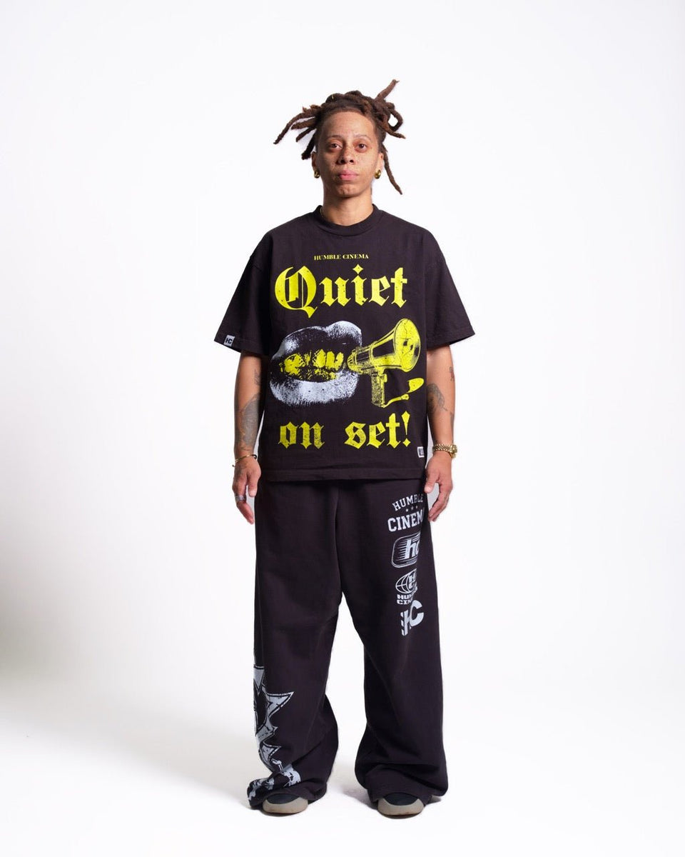 Quiet On Set Tee - Humble Cinema